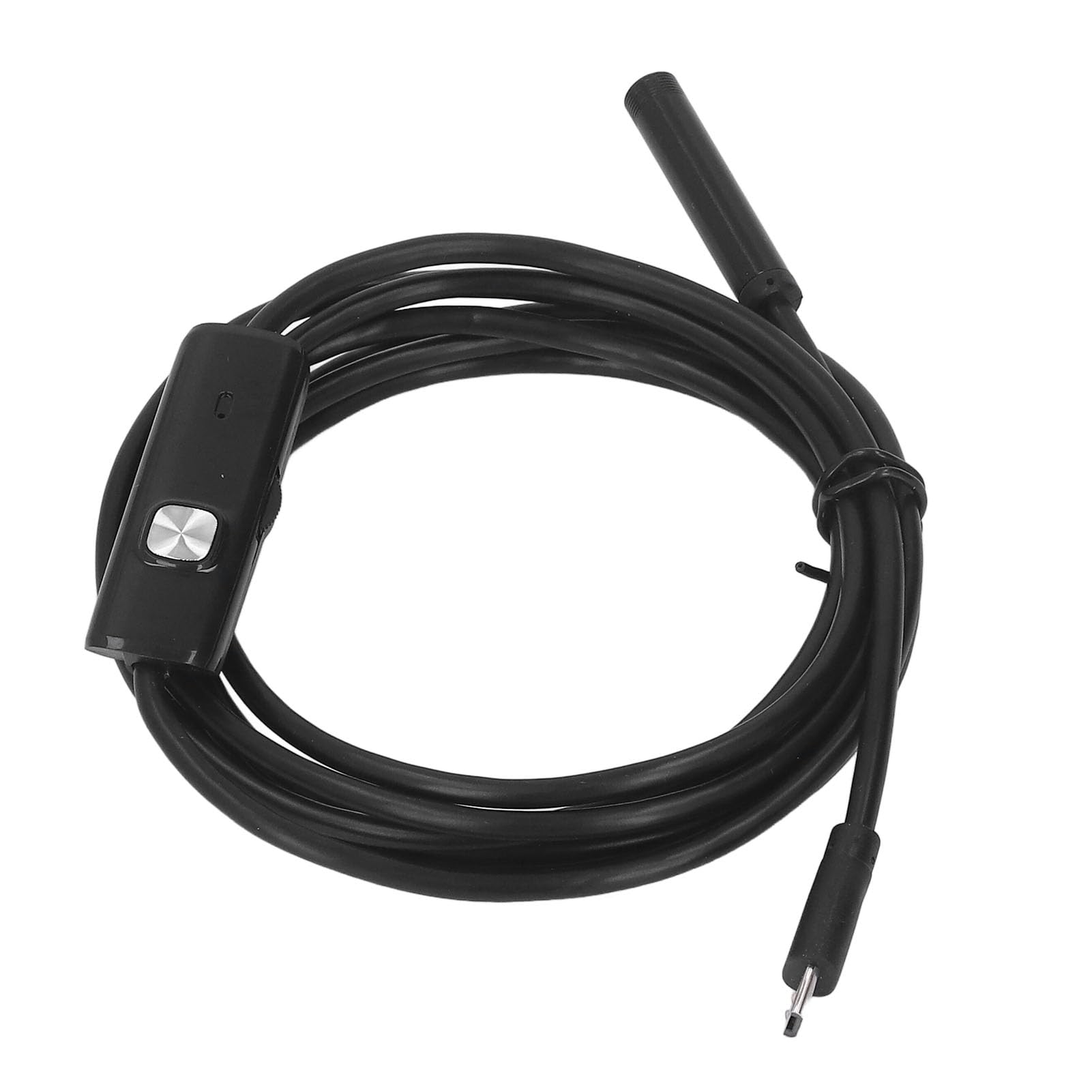Endoskopowa Kamera Inspekcyjna USB, Przemysłowa Kamera Endoskopowa z 6 Regulowanymi Diodami LED, Kamera 1,3 MP do Kontroli Rur, Konserwacji Samochodu, Oglądania Pod wodą (1M)