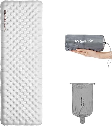 Miniatura 3 de Naturehike 5.8/8.8 R-Value - Colchoneta de dormir para camping, 3.1-4.7 pulgadas, ultra gruesa, 1-1.4 libras esterilla de campamento ultraligera con