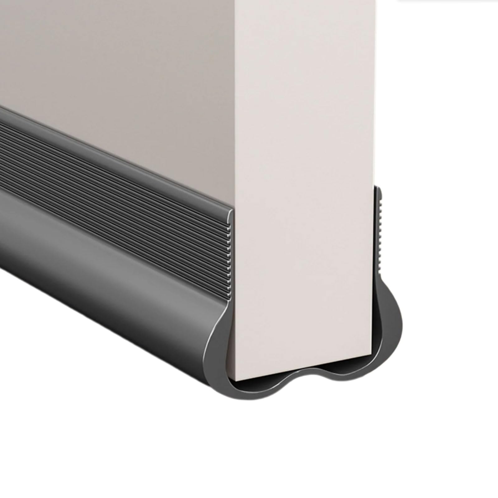 PASNMKvn Soundproof Door Draft Stopper PVC Seal Strips Efficiency Door Bottom Sealing Strips for Noise Reduction & Insulation, Gray