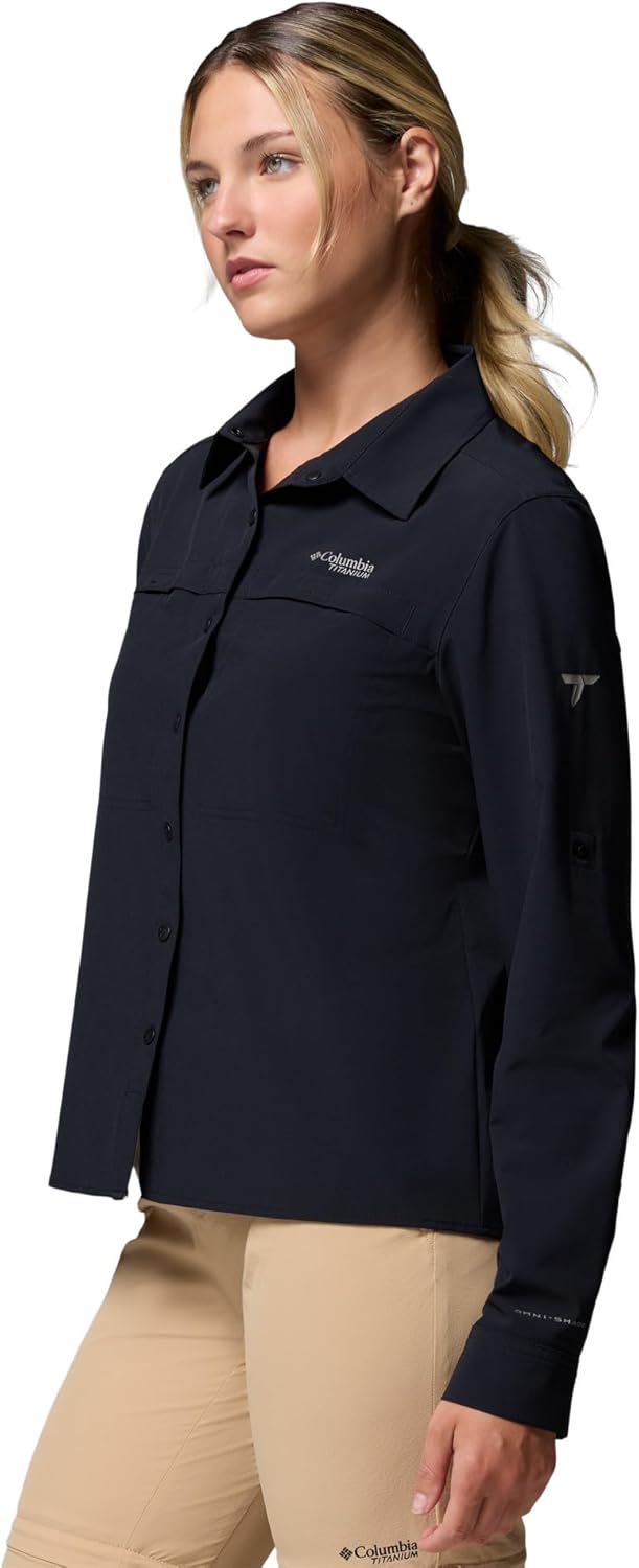 Columbia Womens Summit Valley Woven Long Sleeve Shirt - Image 3