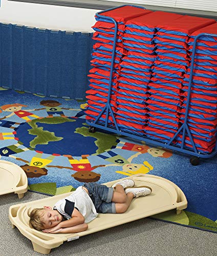 Children’s Factory, Angeles Universal Cart, Afb7930, Mobile Nap Mats & Soft Play Equipment Storage, Daycare, Preschool, Nursery Or Classroom Organizer #TOP5
