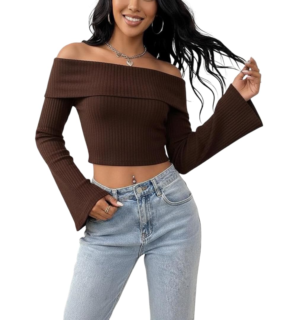 トップス MULTI SHOULDER PARTS RIB TOPS Eaphi 618gOXZf6PL.jpg