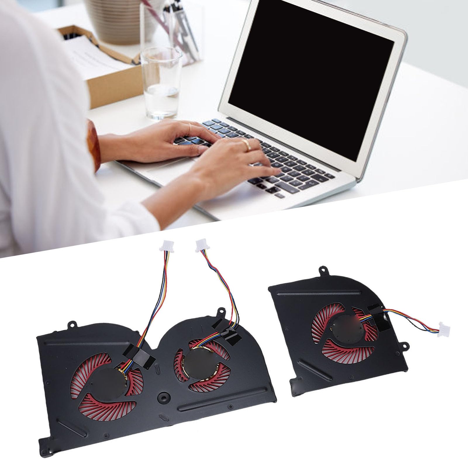 Wentylator Chłodzący CPU GPU do Laptopa Pro GS63, GS63VR, GS73,