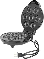 Vista 7 de Máquina para hacer donas, mini máquina de donas de 1000 W de doble cara con superficie antiadherente para desayunos, aperitivos, postres y más, hace