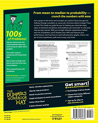 Statistics Workbook For Dummies - Image 2