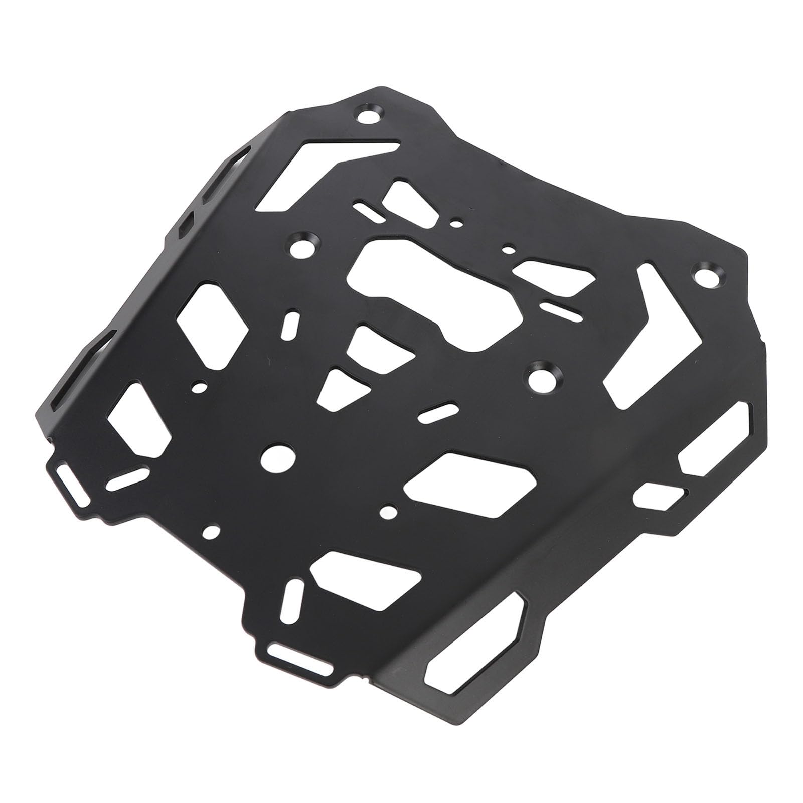 Jeffergarden Bagażnik Tylny Motocykla 3MM Aluminiowy Tylny Wspornik Bagażnika z przedłużoną płytą do Przechowywania Matowy Czarny Szybki montaż dla XL750 2023 2024 Touring Dojazdy