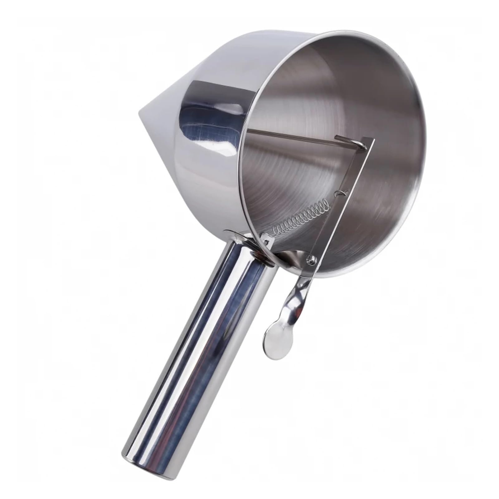 Embudo de pistón Takoyaki de acero inoxidable para hacer gofres Taiyaki con soporte para salsa de crema dosificadora de electrodomésticos de cocina para cocinar deliciosas golosinas