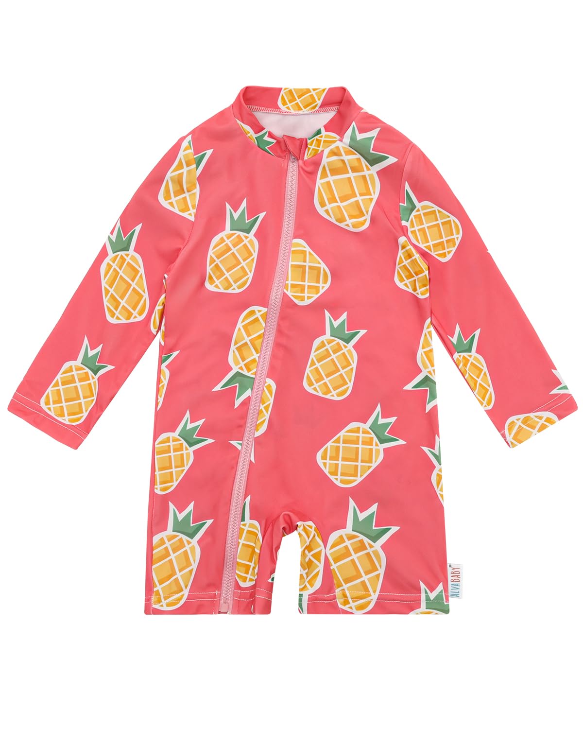 ALVA Baby Boy's One Piece Swimsuit,UPF50+Sun Protection Rash Guard Swimwear