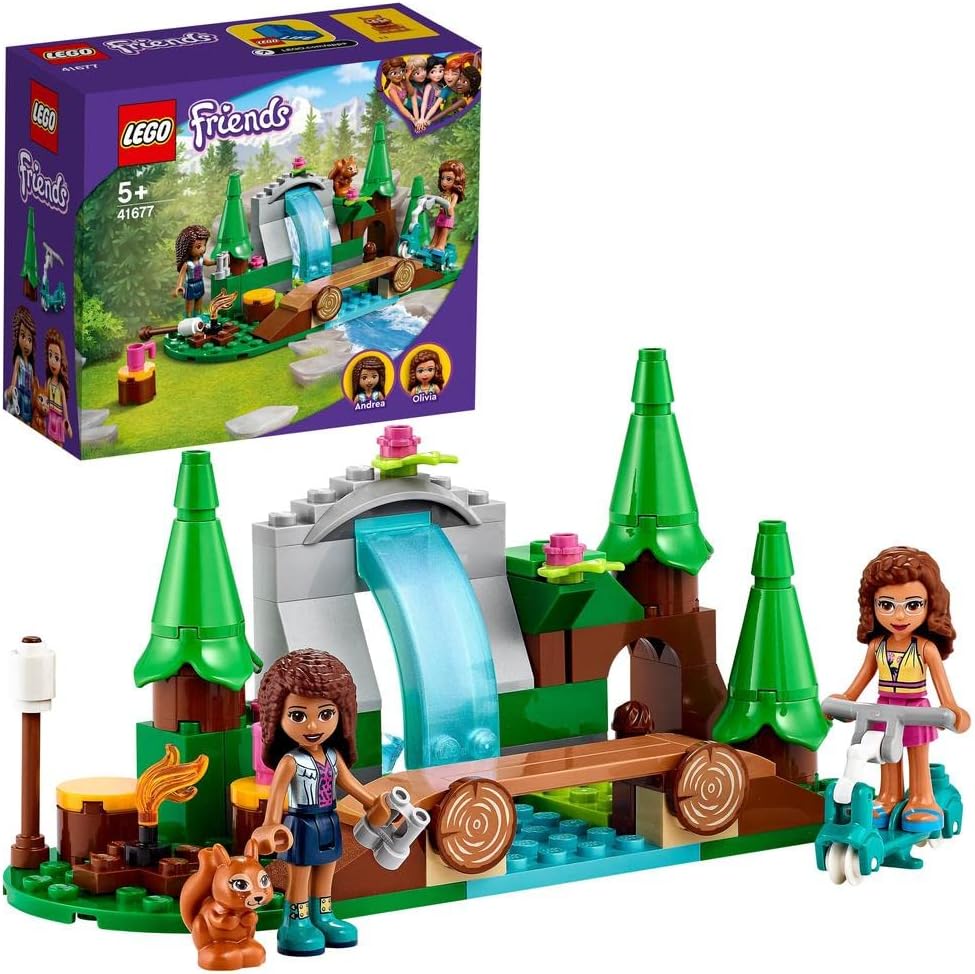 Friends Forest Waterfall Camping Adventure Set