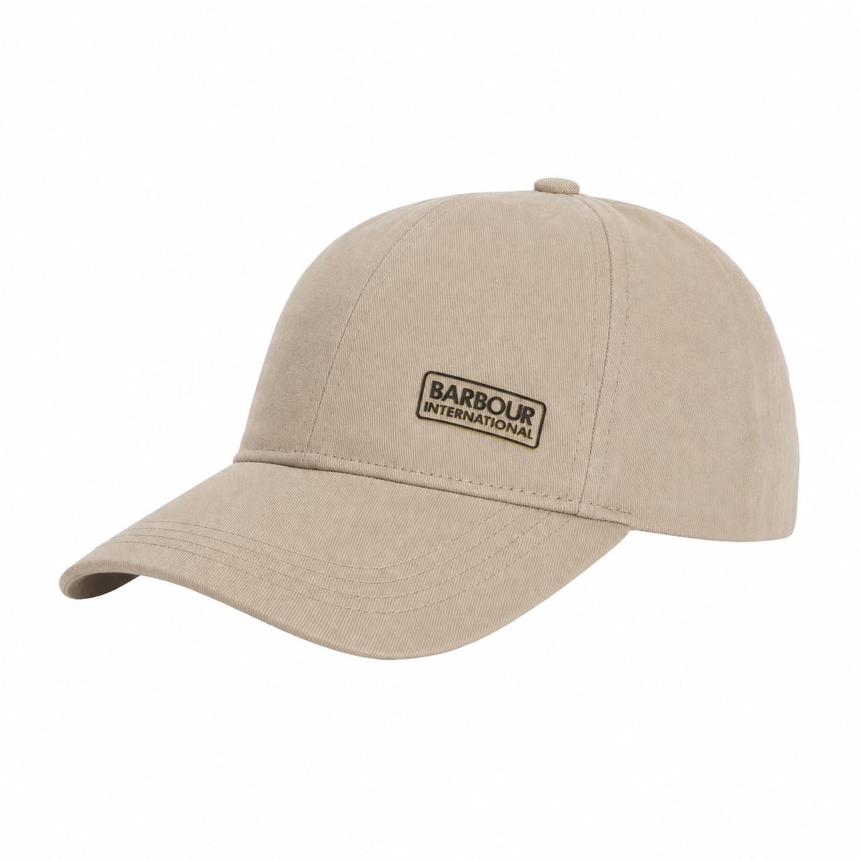 Barbour Black International Norton Drill Baseball Cap Concrete - One Size