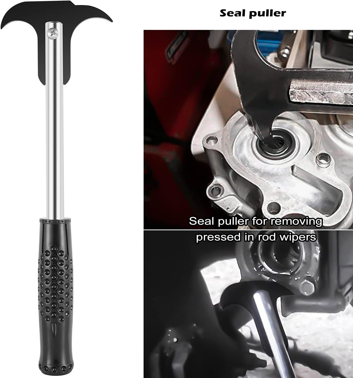 Zestaw narzędzi do naprawy cylindra hydraulicznego do ładowarki kompaktowej, ładowarki, koparki itp. Uszczelki drążkowe, zestaw narzędzi instalacyjnych typu wistor U-Cup
