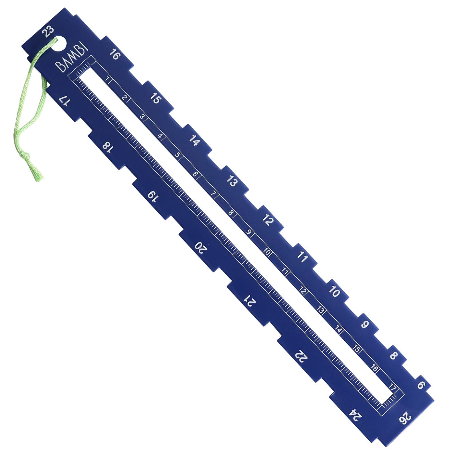 Amazon.co.jp: [バンビ] ミリ幅定規 時計ベルト 定規 6mm～26mm MHJ001