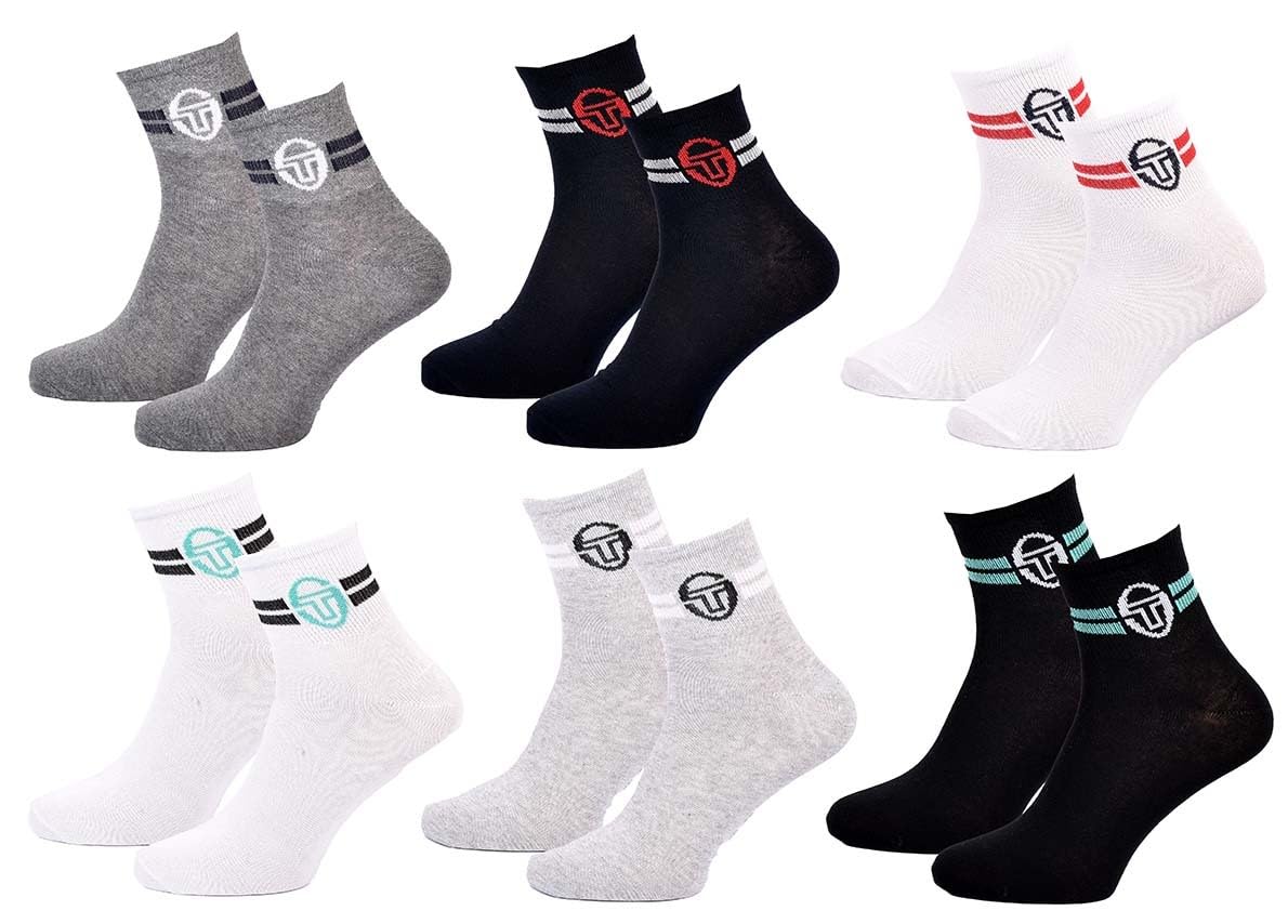 OZABI SERGIO TACCHINI QUARTER Socks - 6 Pcs 2620-43/46, 6 pcs 2620, 43-46