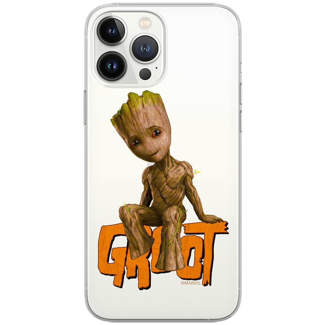 ERT GROUP mobile phone case for Samsung A71 original and officially Licensed Marvel pattern Groot 005 optimally adapted to the shape of the mobile phone, partially transparent