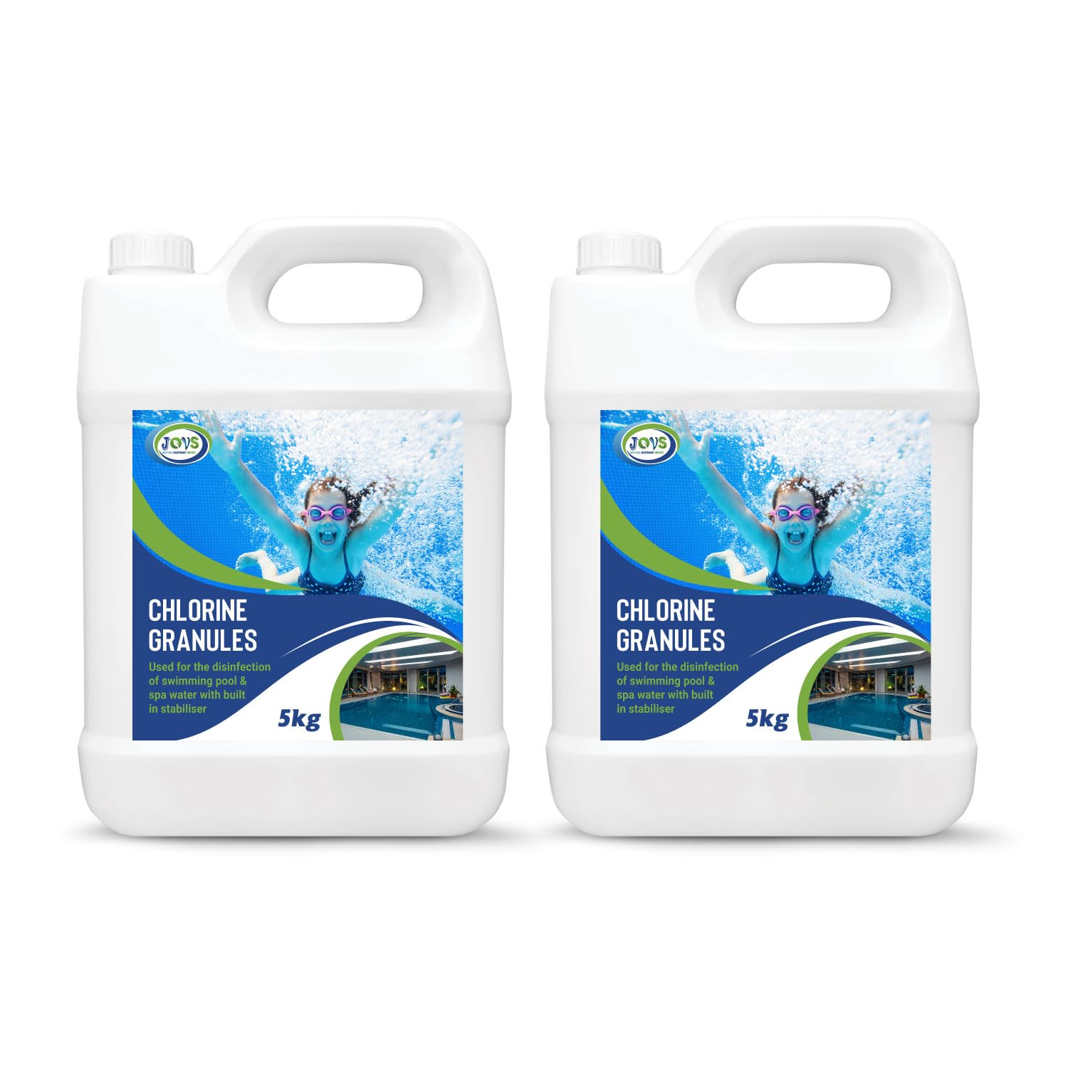 JOVS Chlorine Granules 5kg : Stabilized Chemicals for Hot Tubs, Pools, and Spa's - Swimming Cleverness for Rapid Disinfecting and Cleaning, Spa Water Treatment. — view 8
