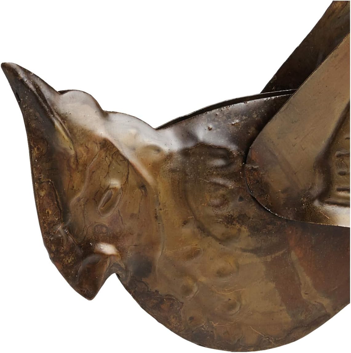 Ancient Graffiti Hanging Flamed Copper Cardinal Outdoor Decor