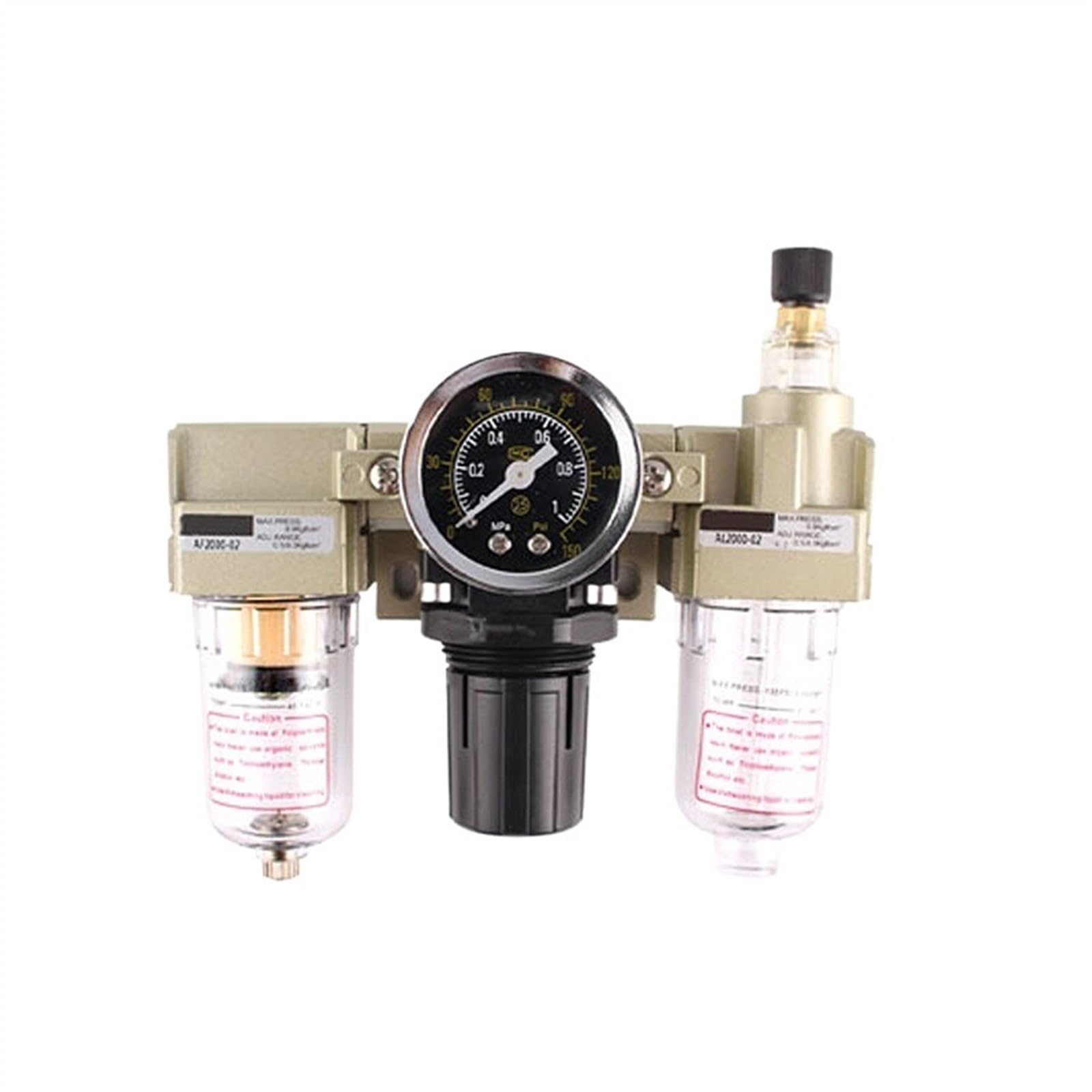 Manomètre et filtre régulateur pneumatique AC2000-02 pour déshumidificateur