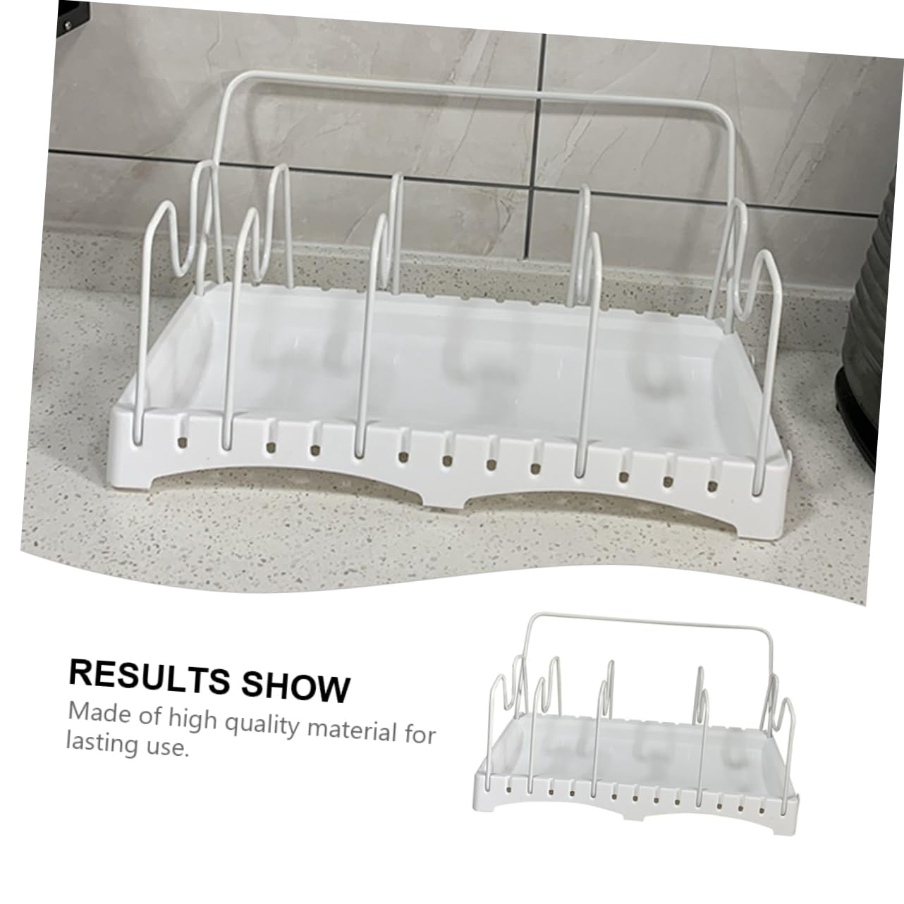 Alipis Rejilla Para Tapas De Ollas Ajustable Organizador De Cocina Para Tablas De Cortar y Tapas De Ollas Para Almacenamiento De Cocina