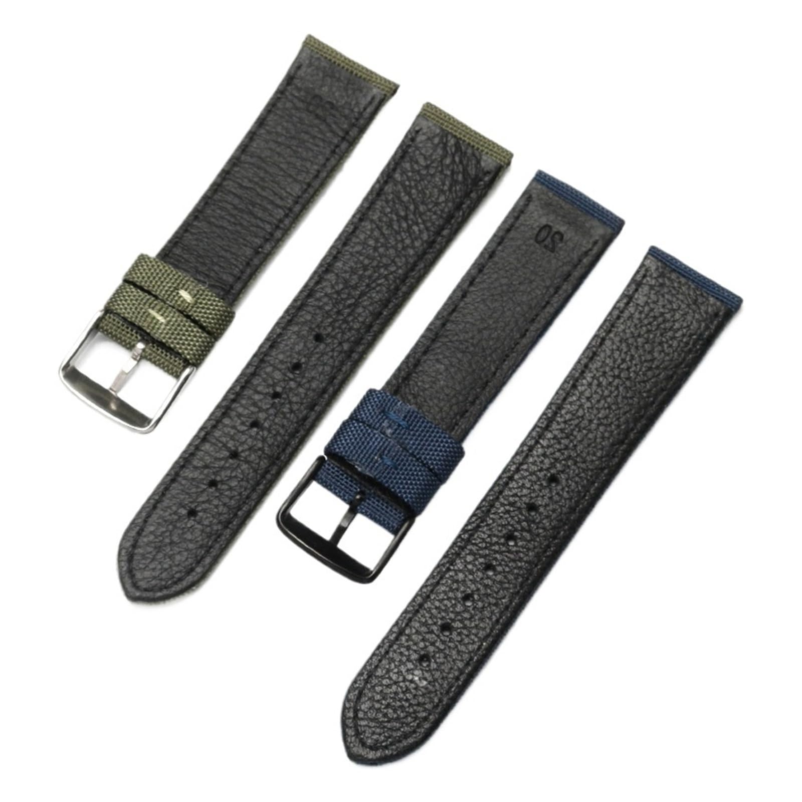 LUGEMA Bracelet De Montre En Nylon, Bracelet Toile, Sport Rembourré Et Résistant, Cuir Confortable