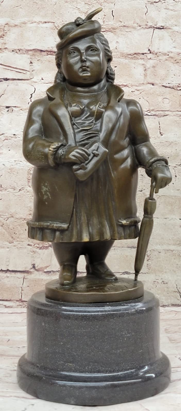 Fernando Botero, Bronze Sculpture, Woman Standing, Signed Hot Cast Home Decor Decorative Sale Gift Décor ByThink Bronze