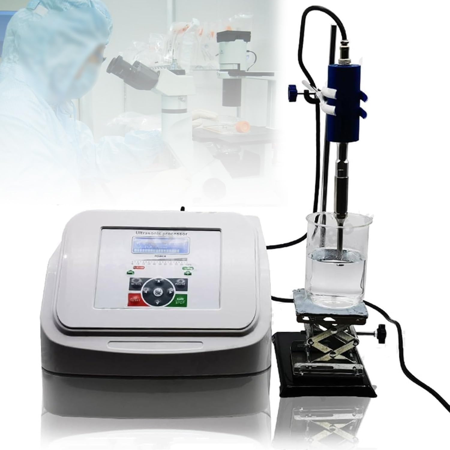 Homogénéiateur-émulsifiant à Ultrasons,Sondes De Tailles Réglables 8mmprobe
