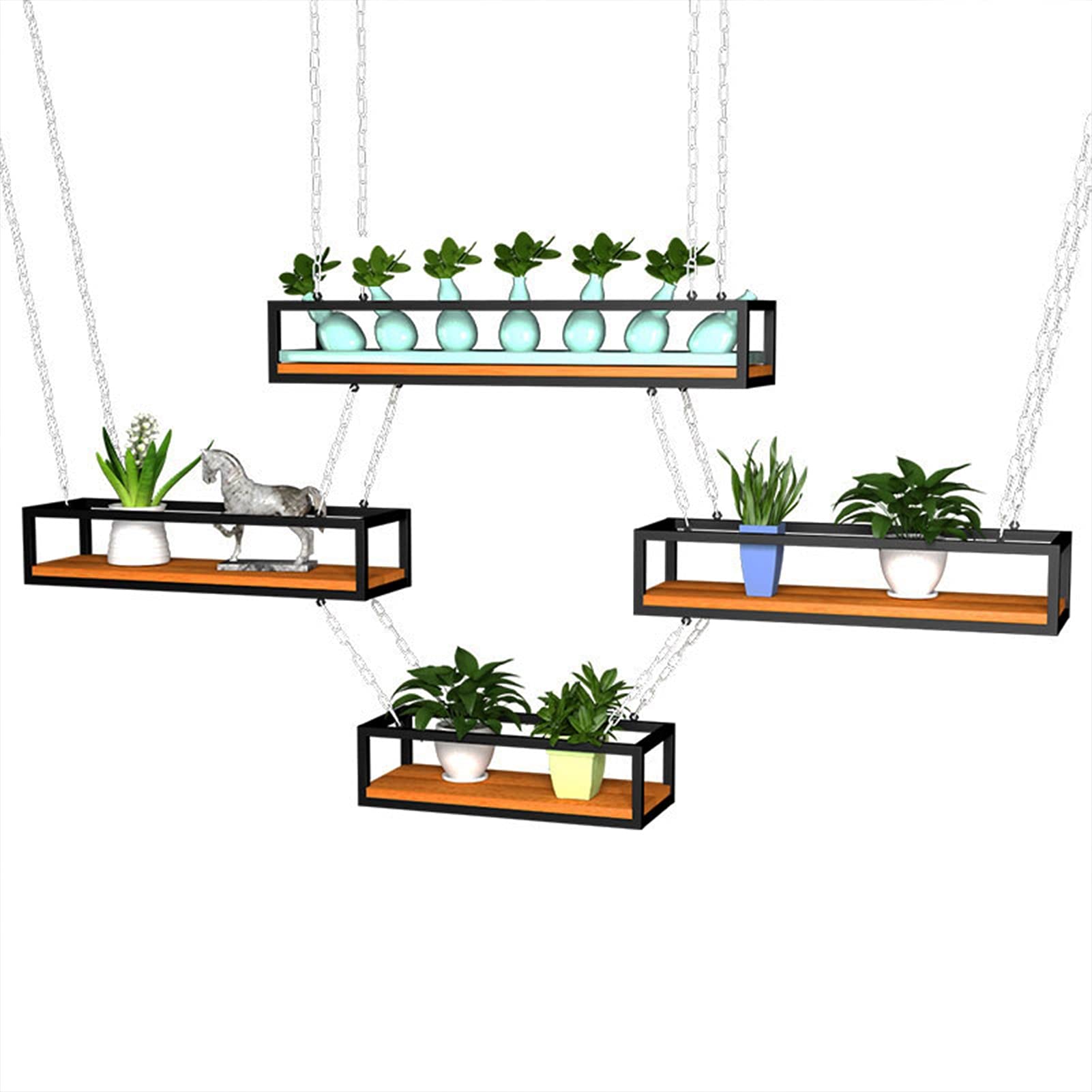 Support de fleurs suspendu et casier à vin : la solution gain de place plafond