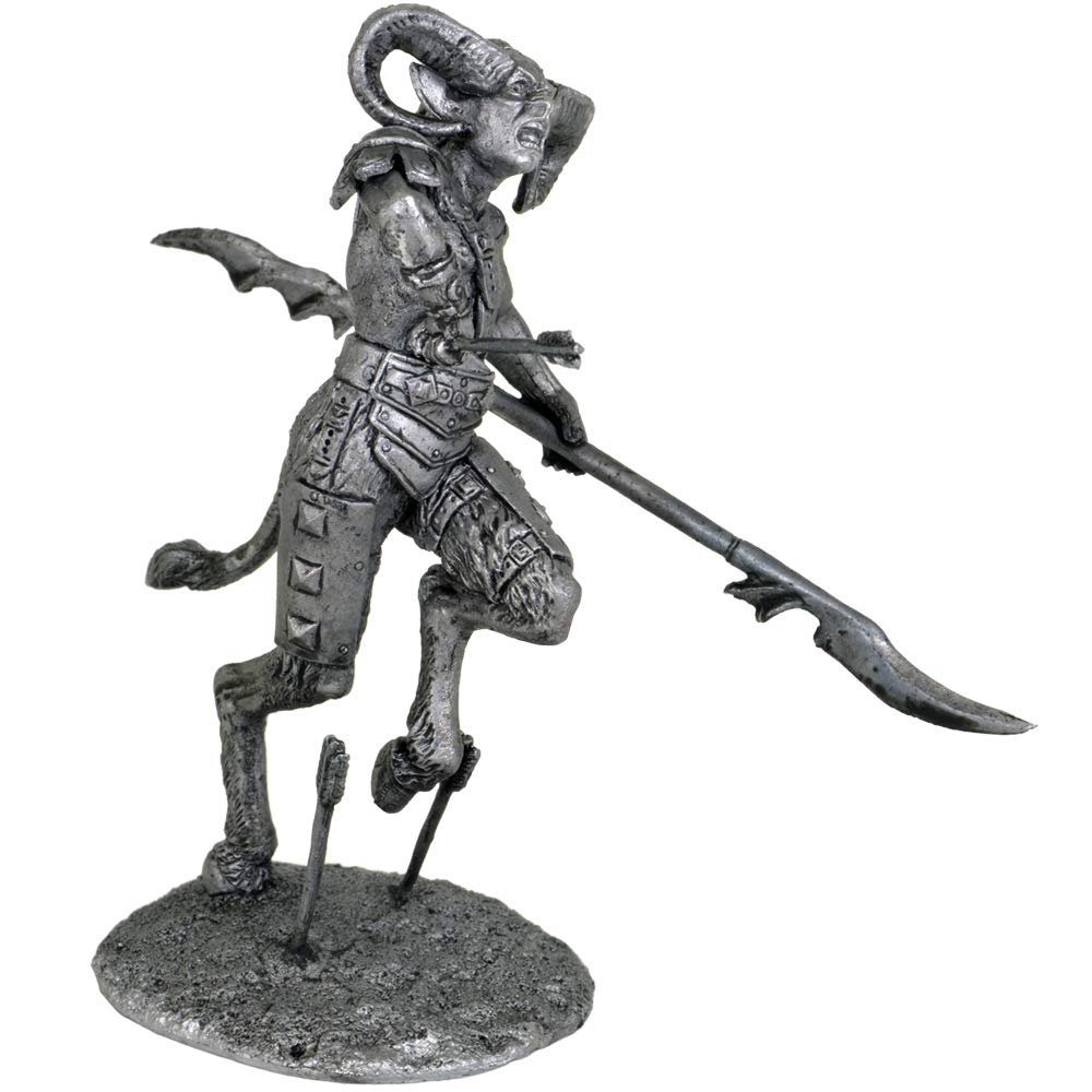 Amazon | 矢で負傷したサテュロス。古代ギリシャ、神話、神話。金属の