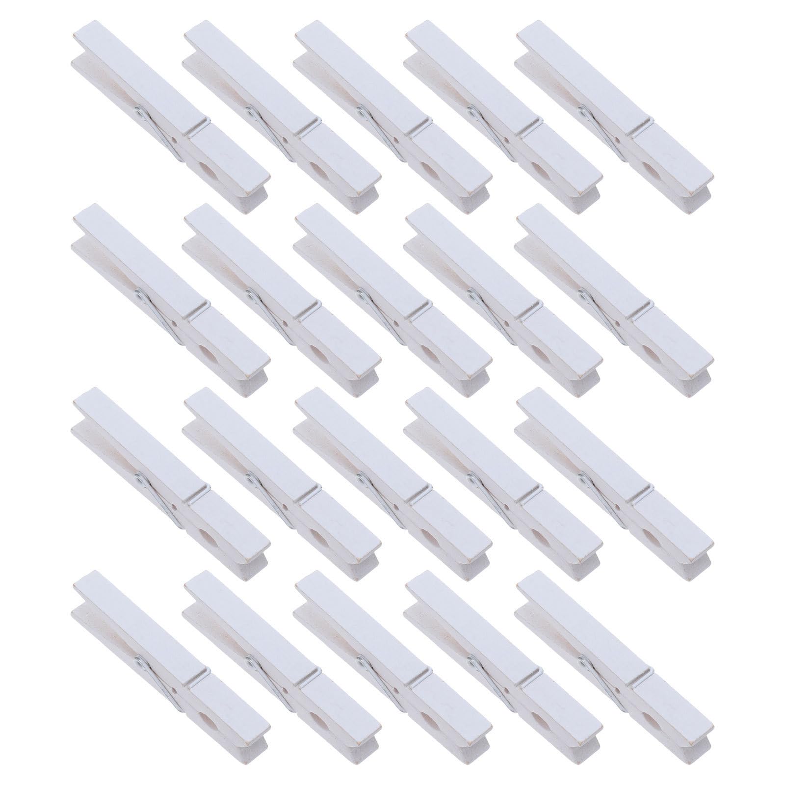 INOOMP 200 Unidades Pinzas Diseño Madera Sujeción Claro Ropa de Color para Firme Ligero, Ideales para Colgar y Manualidades Hogar