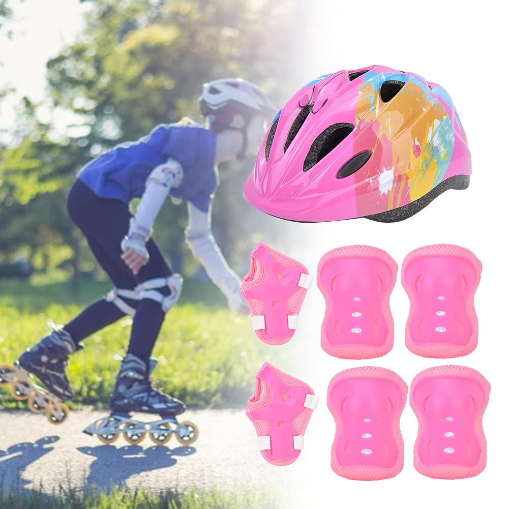 Genouillères pour Casque, Coudières, équipement De Protection, Kit De Sécurité pour Skateboard, Vélo, équipement De Protection Sportive pour Patins à roulettes, Vélo