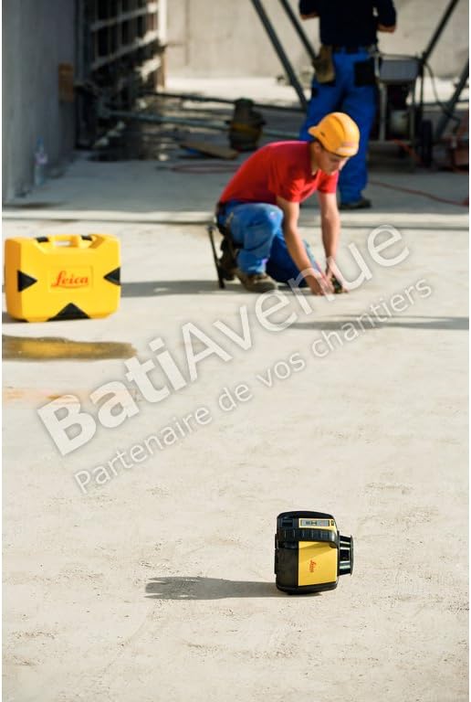 Leica Geosystems Rugby 610, Rotary Laser, Self Levelling, Horizontal, Yellow/Black 6008613