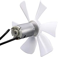 Vista 7 de 2 piezas de 12 V, motor de ventilación RV eje D, motor de ventilador de escape, cámper, compatible con Heng's, Elixir, Ventline, Jensen y similares