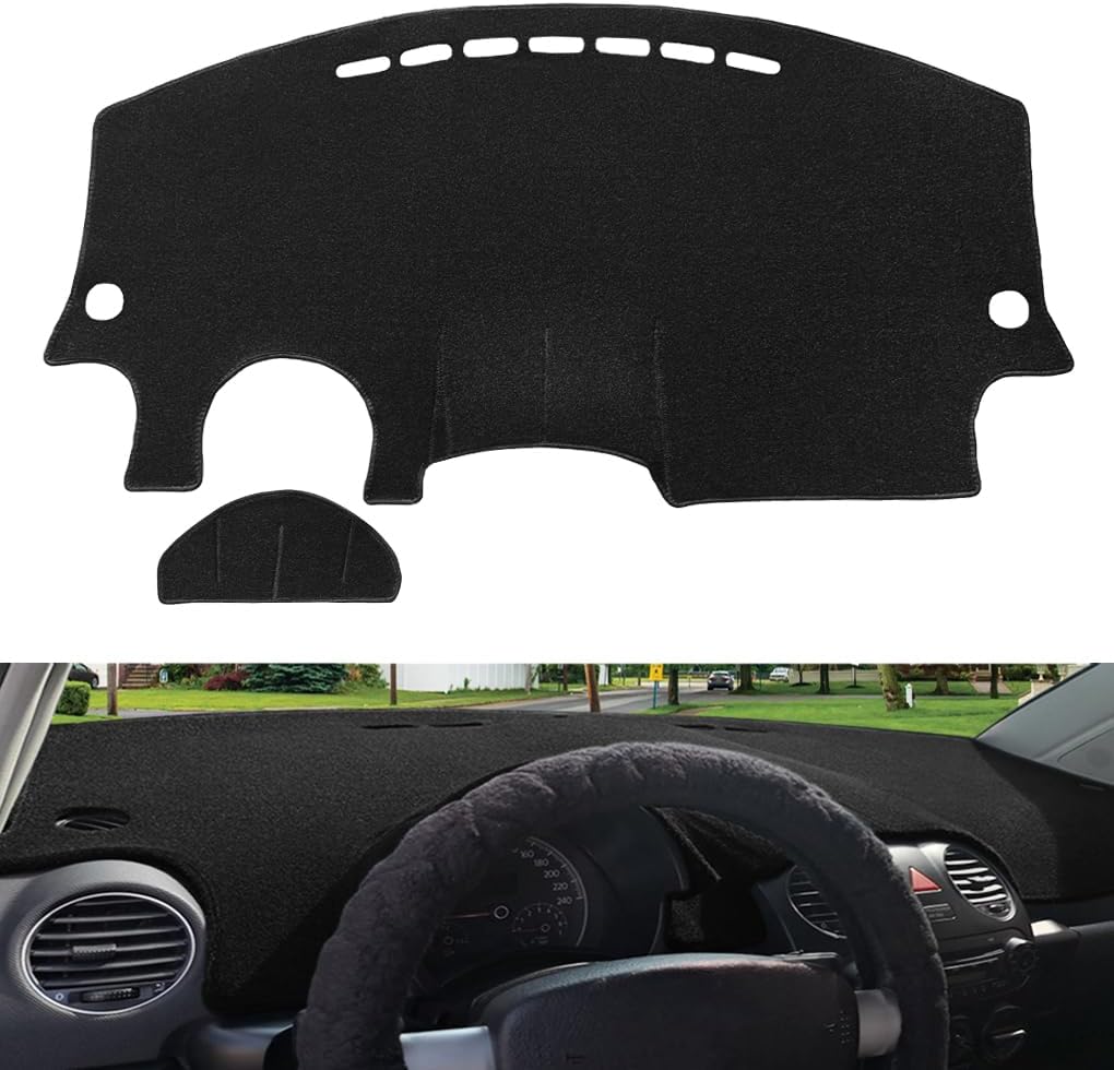 Dashboard Cover Dash Cover Mat Fit for VW Volkswagen Beetle 1998-2010 (Black) Z11