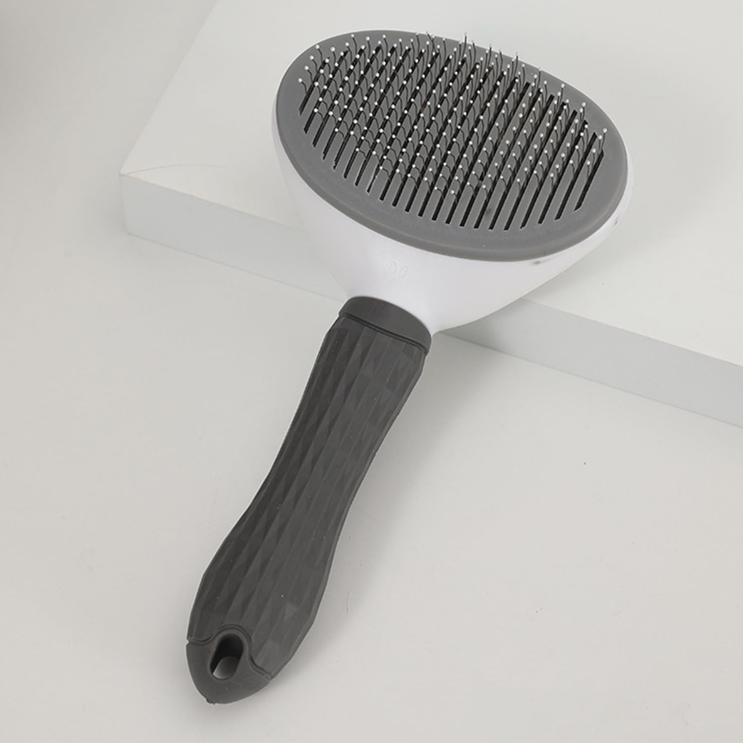 Dog Cat Bunny Pet Grooming Shedding Brush, Dog Cat Metal Comb Hair Remover - Easy to Remove Loose Undercoat, Pet Massaging Tool Suitable for Pets with