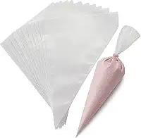 Manga De Confeitar Descartável Para Bolo E Cupcake – Plástico Reforçado Texturizado