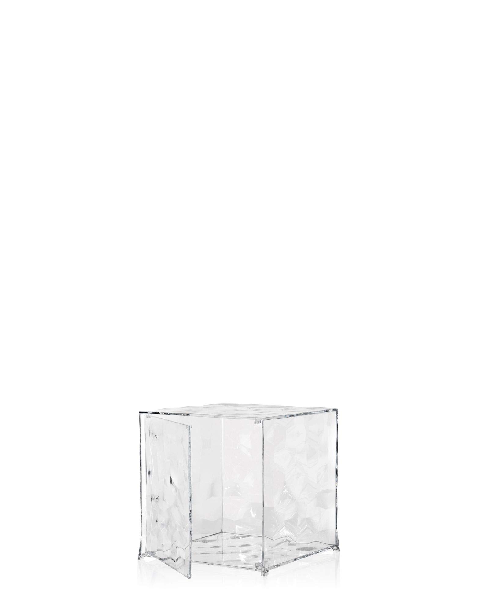 Kartell Optic Contenitore, Con antina, Cristallo