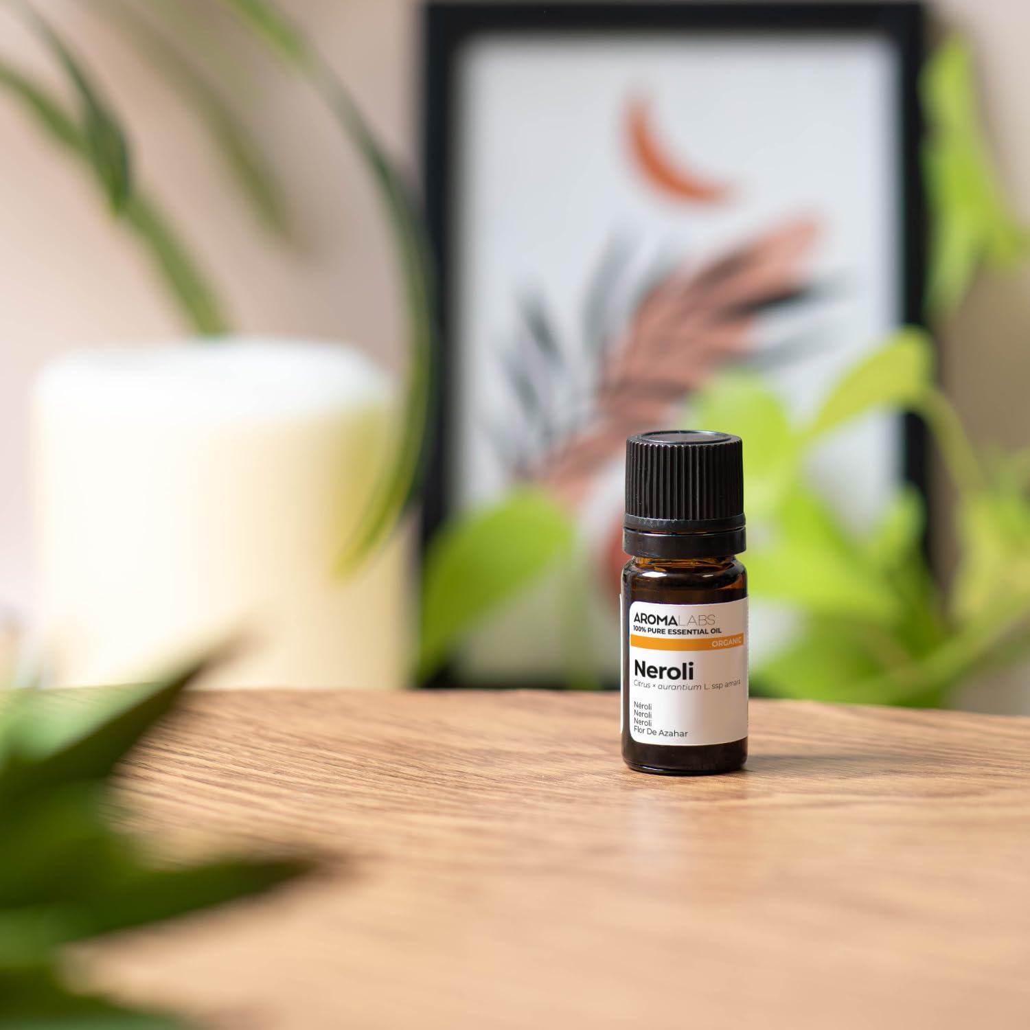 Neroli BIO (Citrus aurantium - var. amara, flor) - 5 mL - Aceite Esencial Quimiotipado y Certificado AB - Aroma Labs