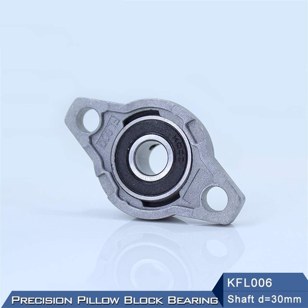 Cojinete montado KFL006, diámetro del Eje de 30mm, Bloque de Almohada de aleación de Zinc KFL, cojinetes de Bloque de Brida KFL006 FL006