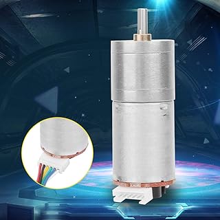 Dc 12V Encoder Gear Motor Encoder Motor, Speed Reduction Motor for Robot Rc Car DIY Engine Toy (Speed â€‹â€‹40)
