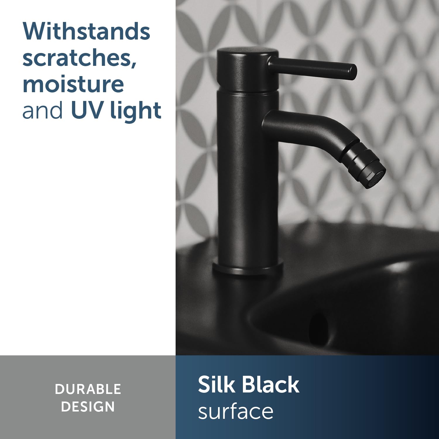 Ideal Standard - Ceraline Mikser jednouchwytowy bidet - Kolor Czarny