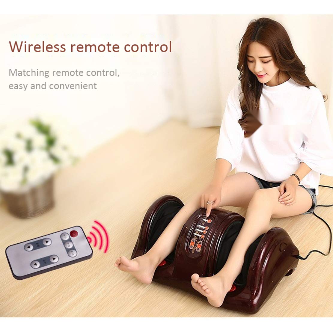 Massaggiatore Plantare Piede Massaggio alle Gambe Body Shaping con Shiatsu Che impasta per la casa