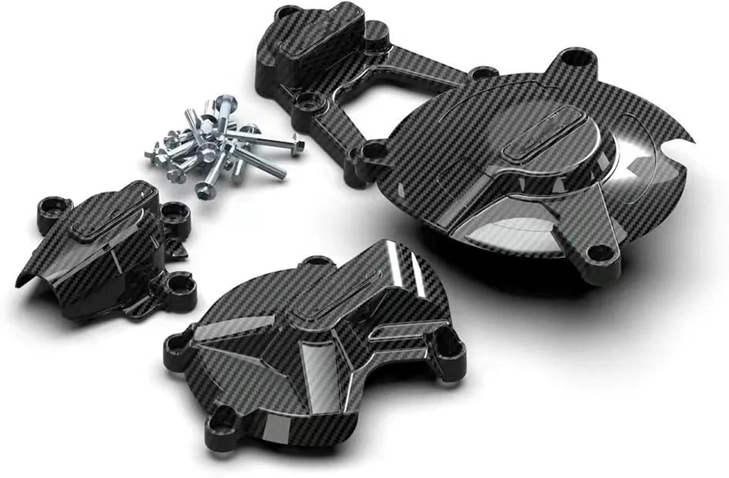 Engine Guard Suitable For BMW S1000RR 2017-2018 S1000R 2017-2020 S1000XR 2015-2019 Motorcycle Engine Case Protective Cover engine protective devices(PULSE-black-1Pcs)