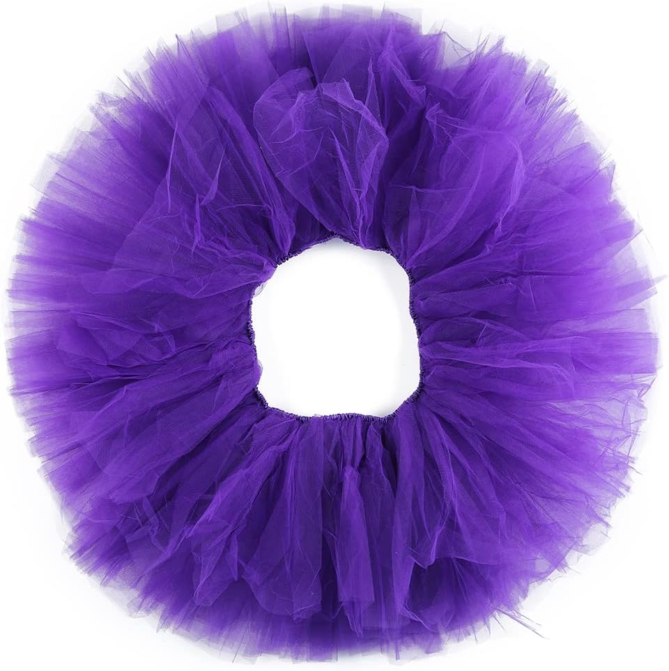 Adult Tutu Skirt Classic Elastic Tulle Dance Skirts Layered Ballet Skirt Fluffy Belly Tutus for Festival Costume Party - Image 4
