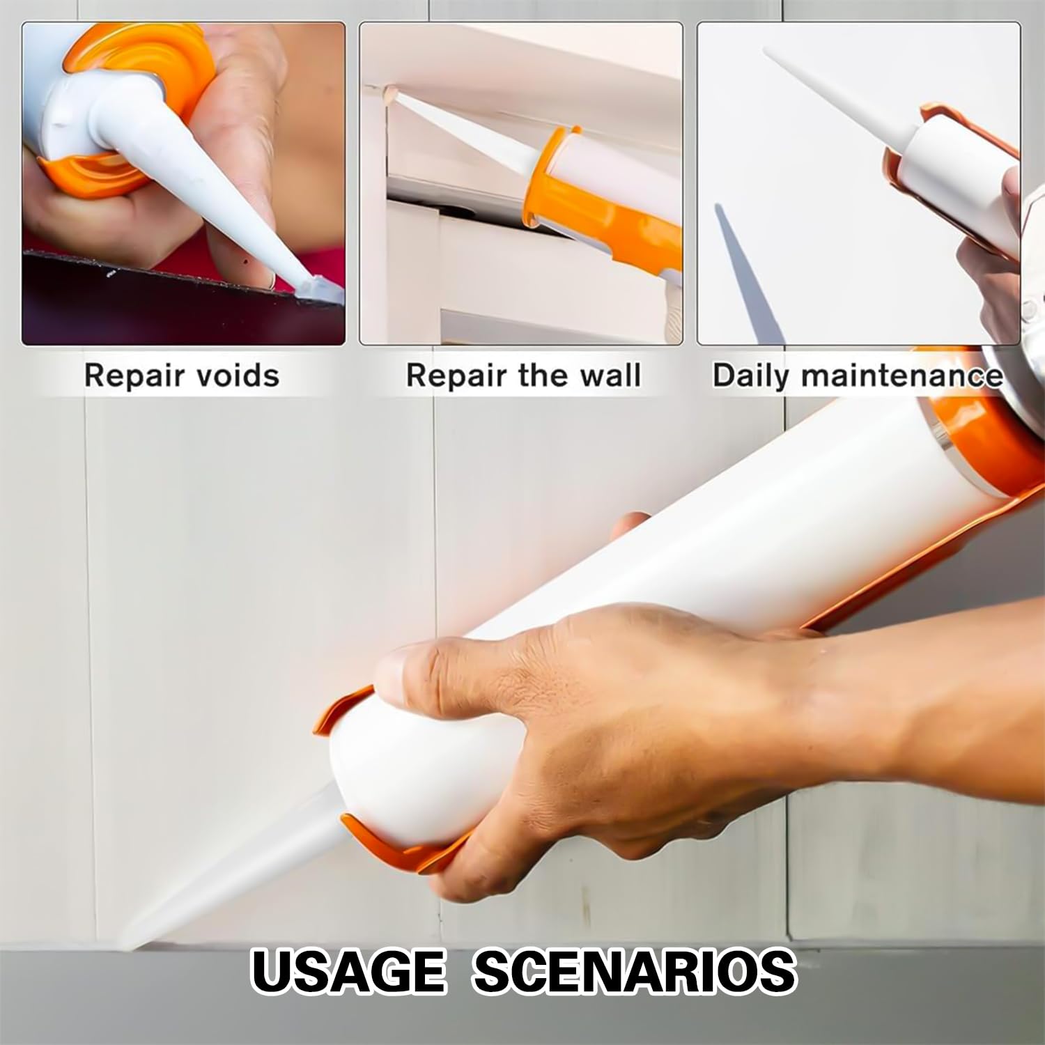 10 Beccucci In Silicone Per Cartuccia Sigillante - Ugelli Di Ricambio Per Calafatare - Foto 11