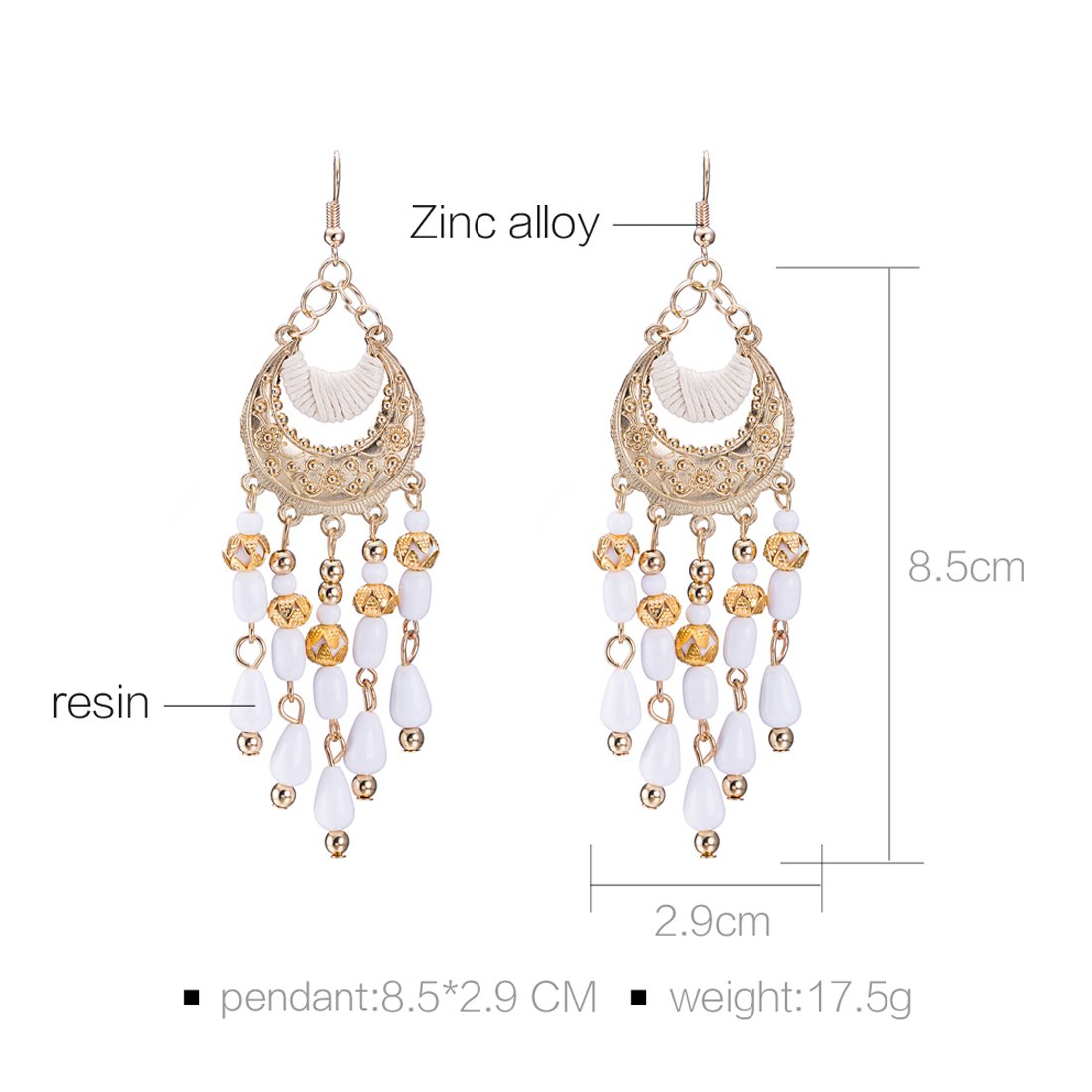 Beads Dangle Earrings for Women