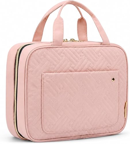 Water-resistant Travel Toiletry Bag with Hook - Multi-Compartment