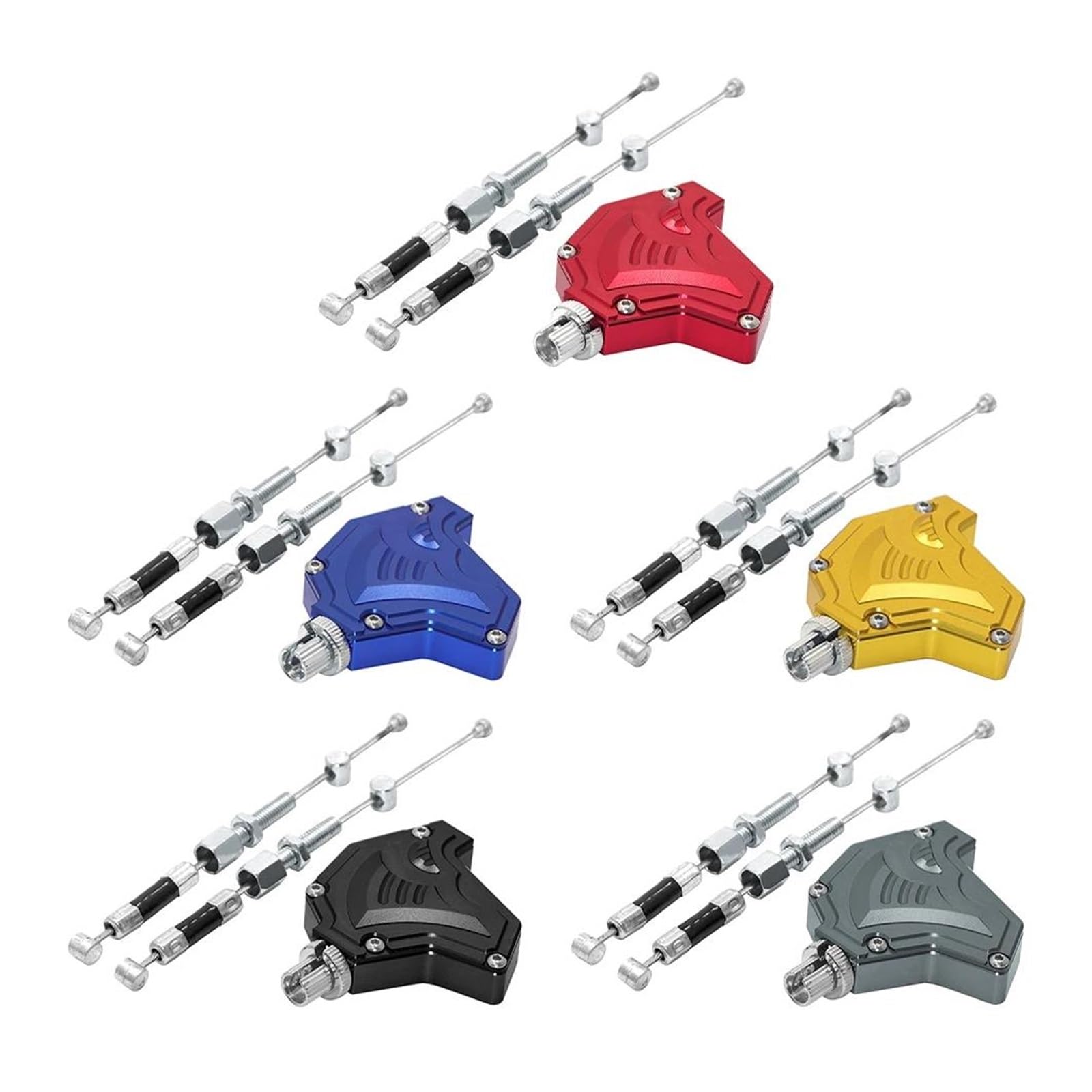 Sistema Di Cavi Facili Da Tirare Con Leva Frizione Corta Per Moto Compatibile CBR1000RR/FIREBLADE/SP 2008-2016(Gray A)