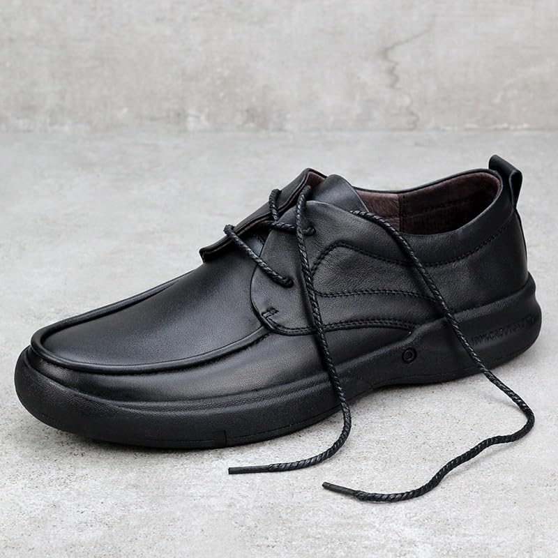 Men's Casual Genuine Leather Flats Soft Driving Walking Loafer Shoes Men Fashion Orthopedic Shoes Best Mens Shoes2