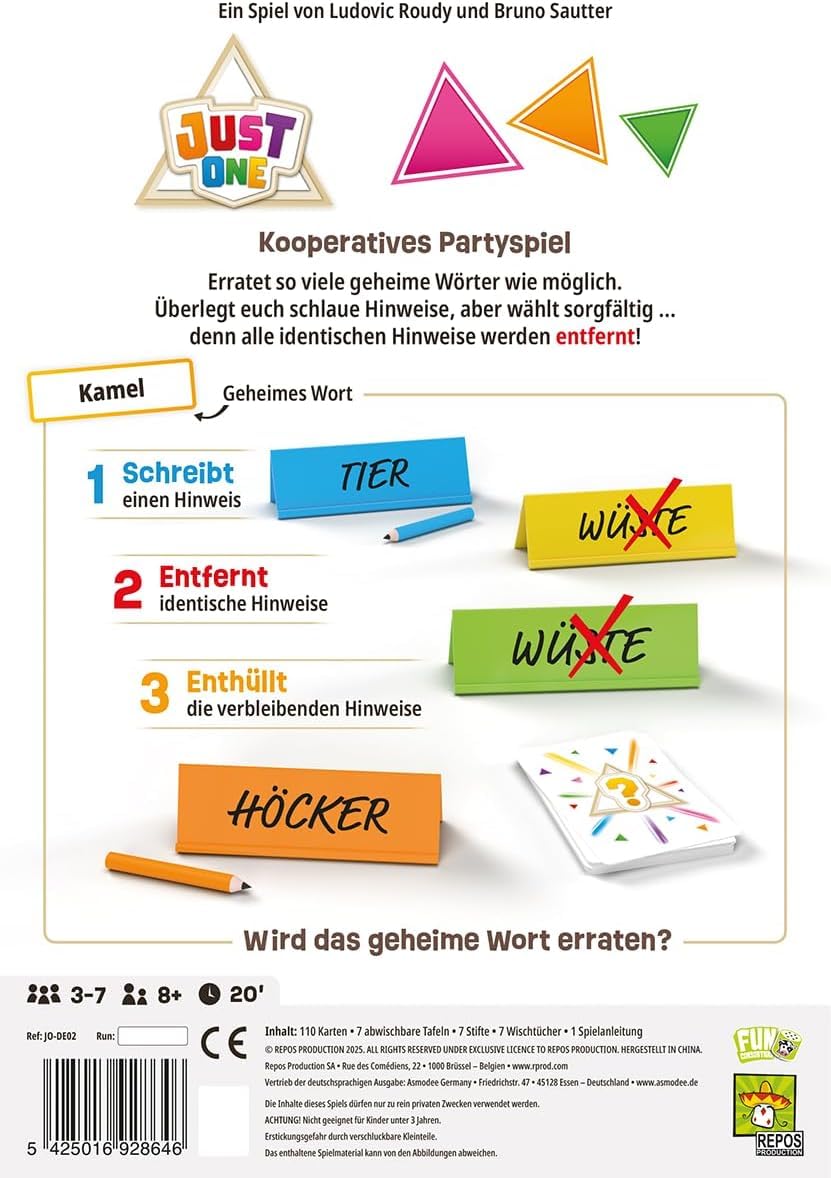 Asmodee, Just One (Refresh), Spiel des Jahres 2019, Deutsch – Ansicht 2
