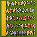 P4302 50pcs All Seated Sitting Figures O Gauge 1/50 Scale Seated People Railway Scenery Miniature Model Train Layout