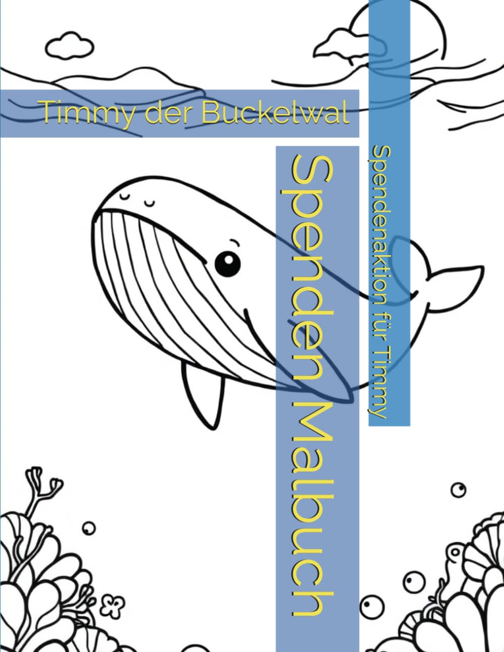 Spenden Malbuch: Timmy der Buckelwal